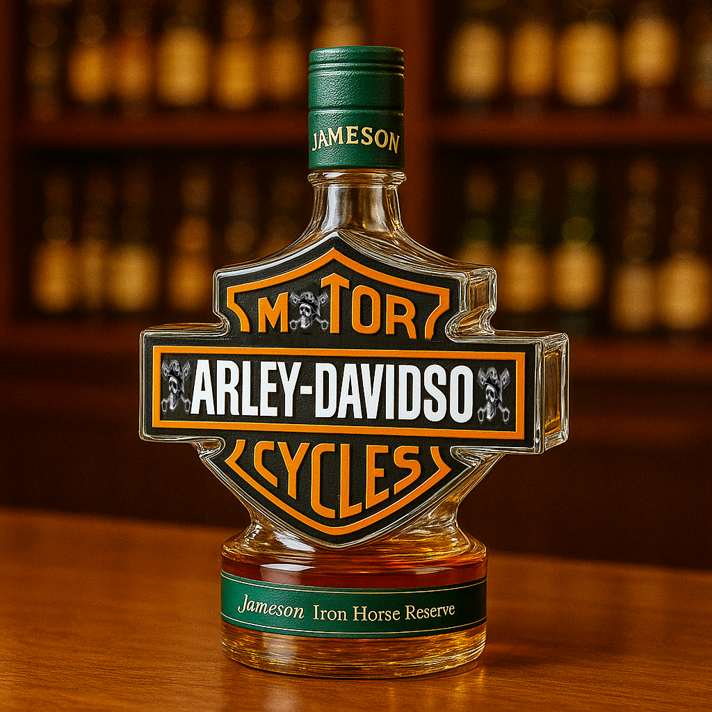 Harley Davidson Whiskey Bottle