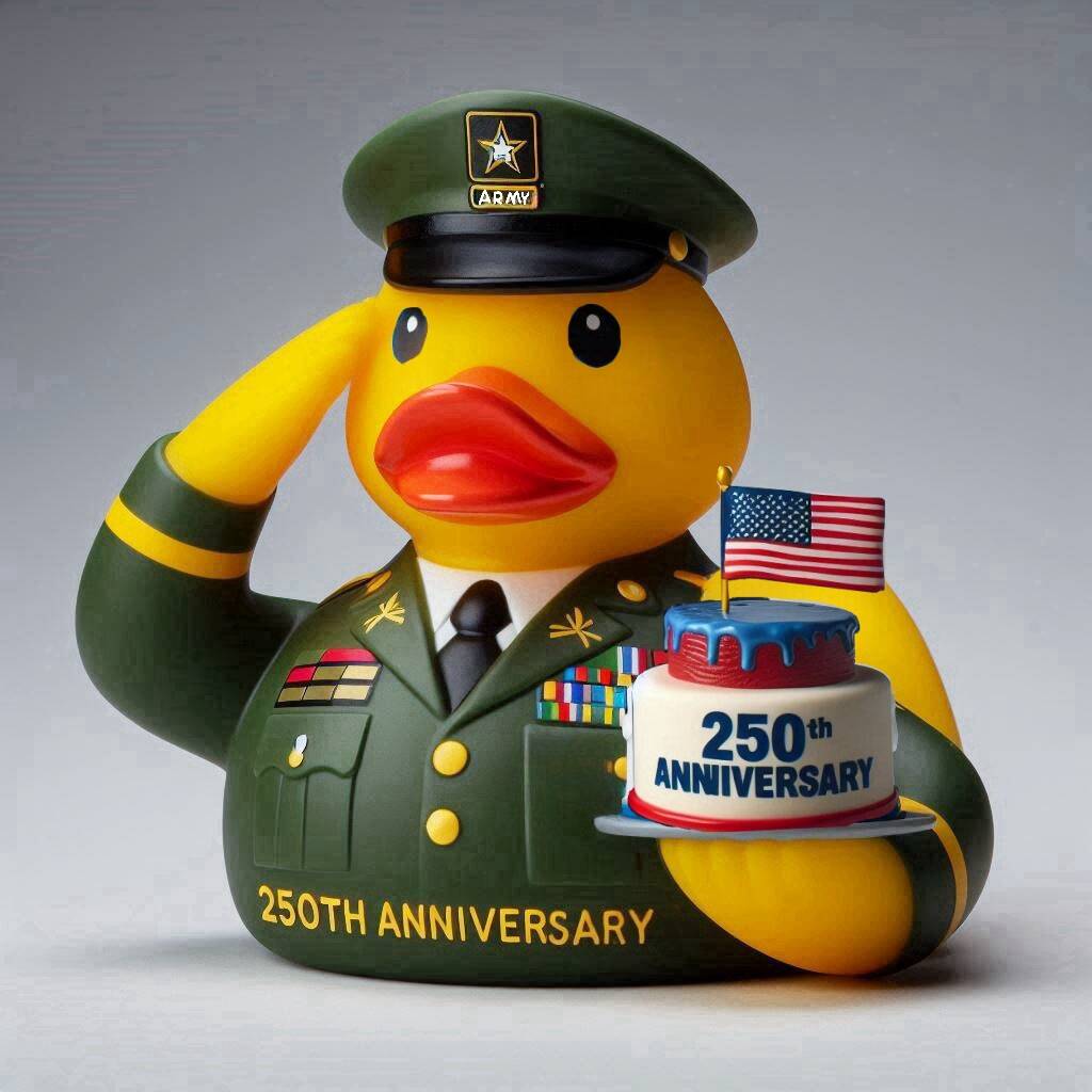 U.S. Military 250th Anniversary Duck