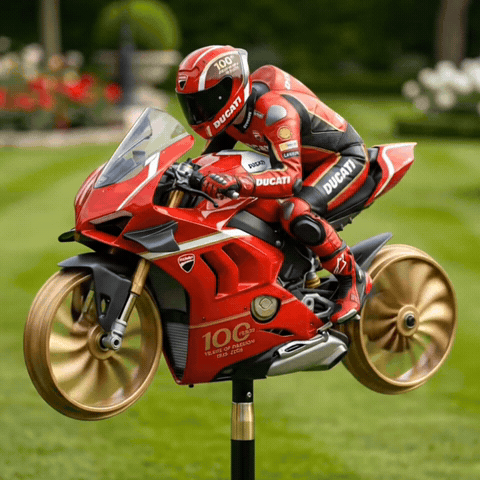 Ducati 100th Anniversary Kinetic Garden Spinner (1926-2026)