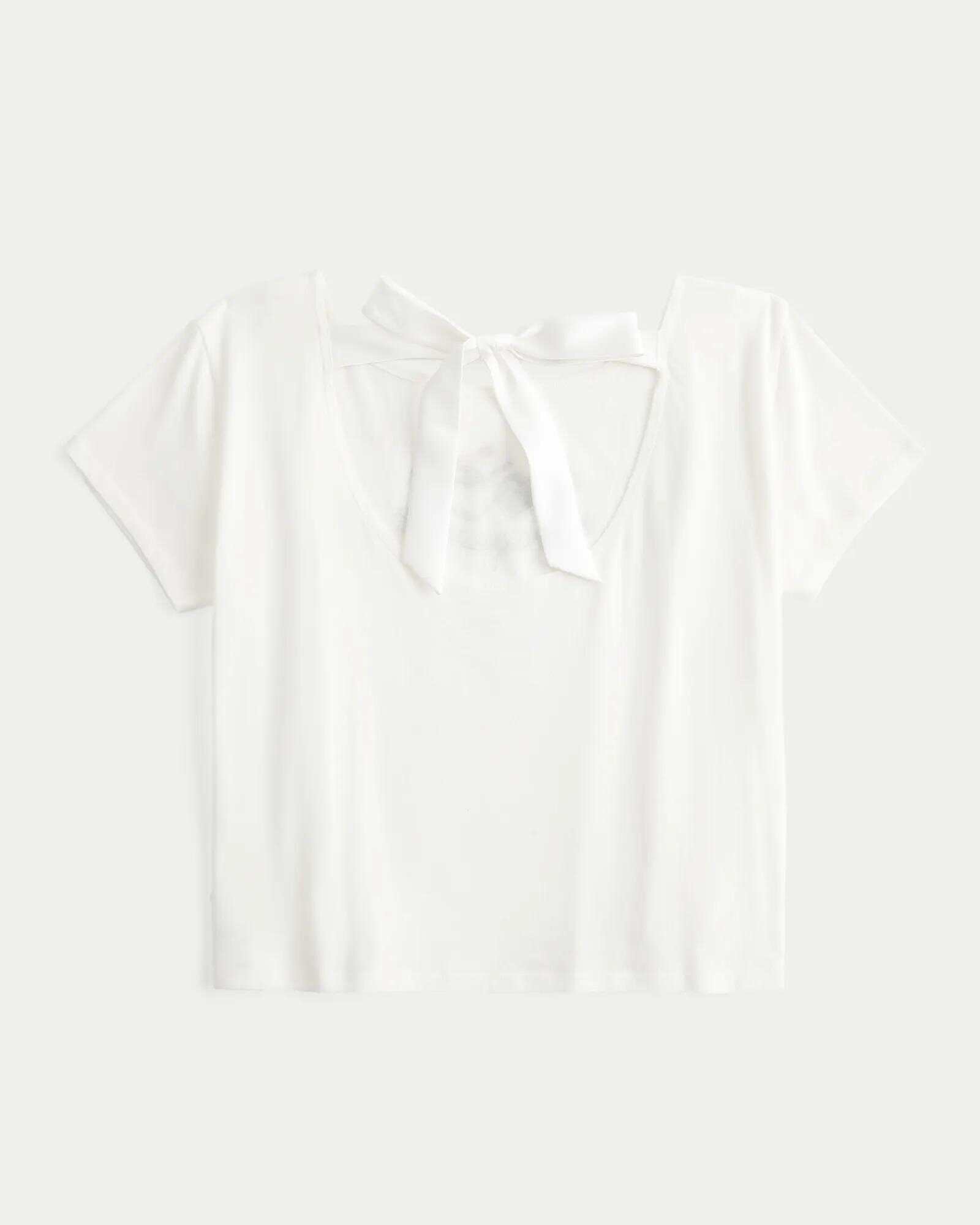 Easy Ribbon Tie-Back New York Graphic Tee