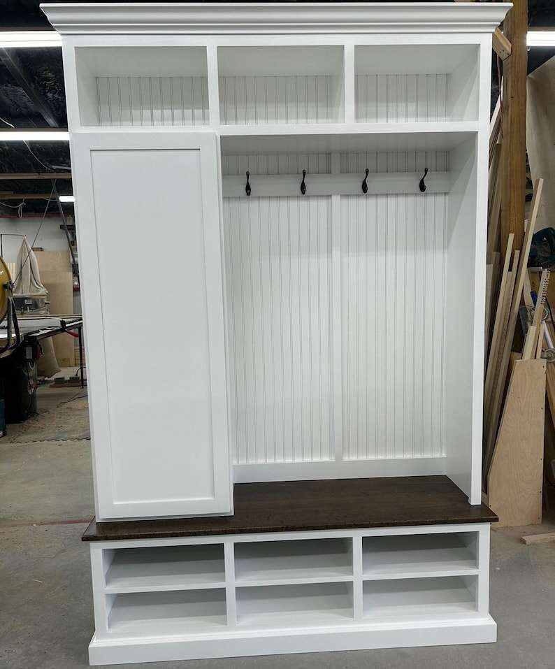 FORT MYERS Entryway bench with storage