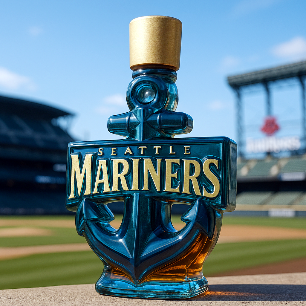 Seattle Mariners Limited Edition Whiskey Bottle