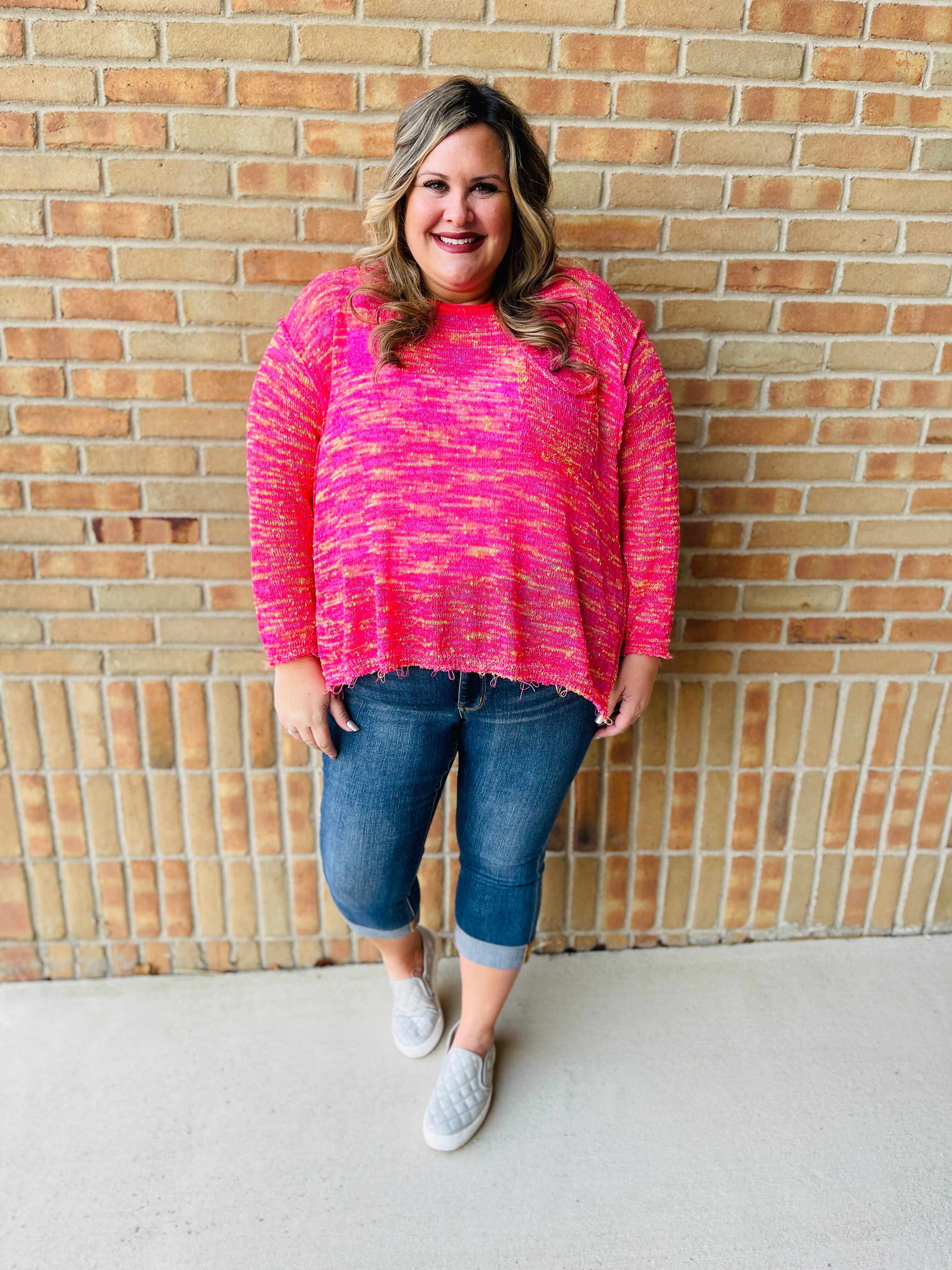 PLUS/REG Two in One Cuff This Way Skinny Jean / Capri