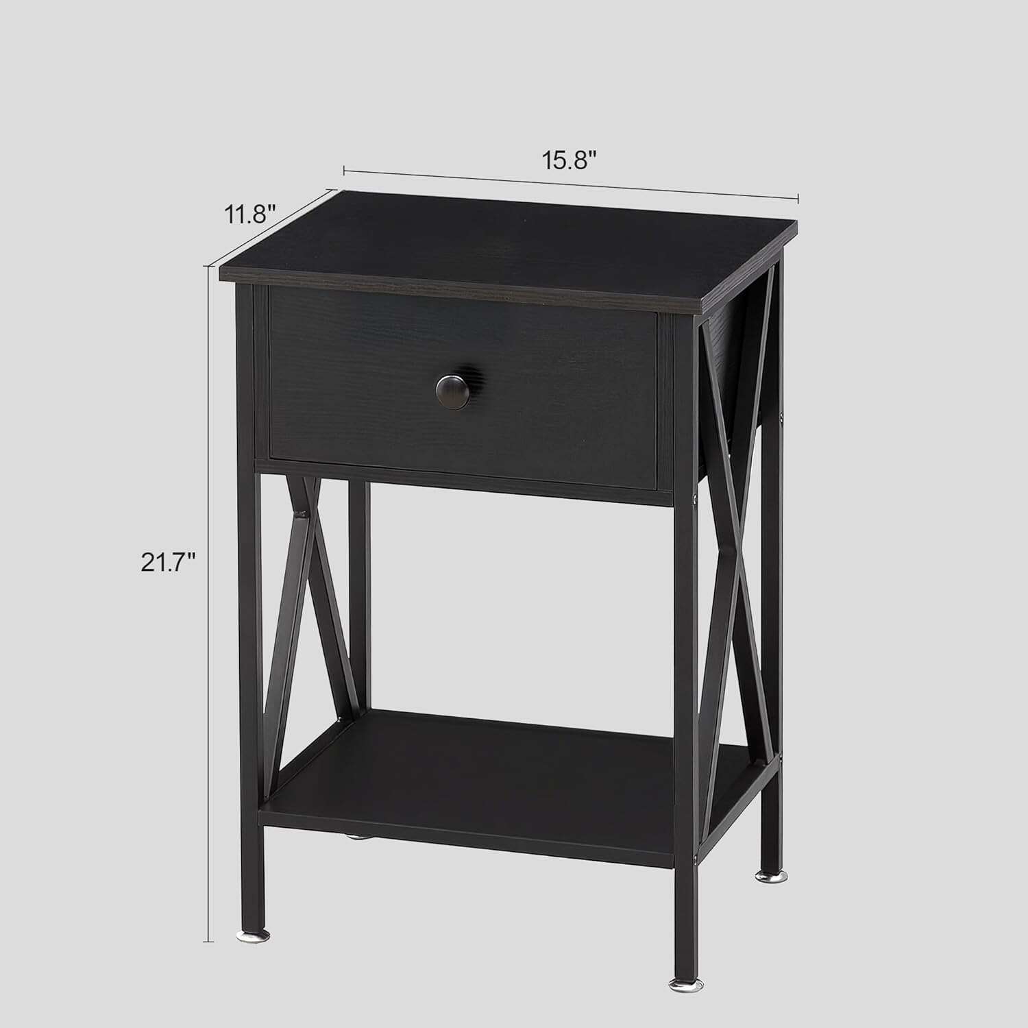 VECELO Nightstand Set of 2