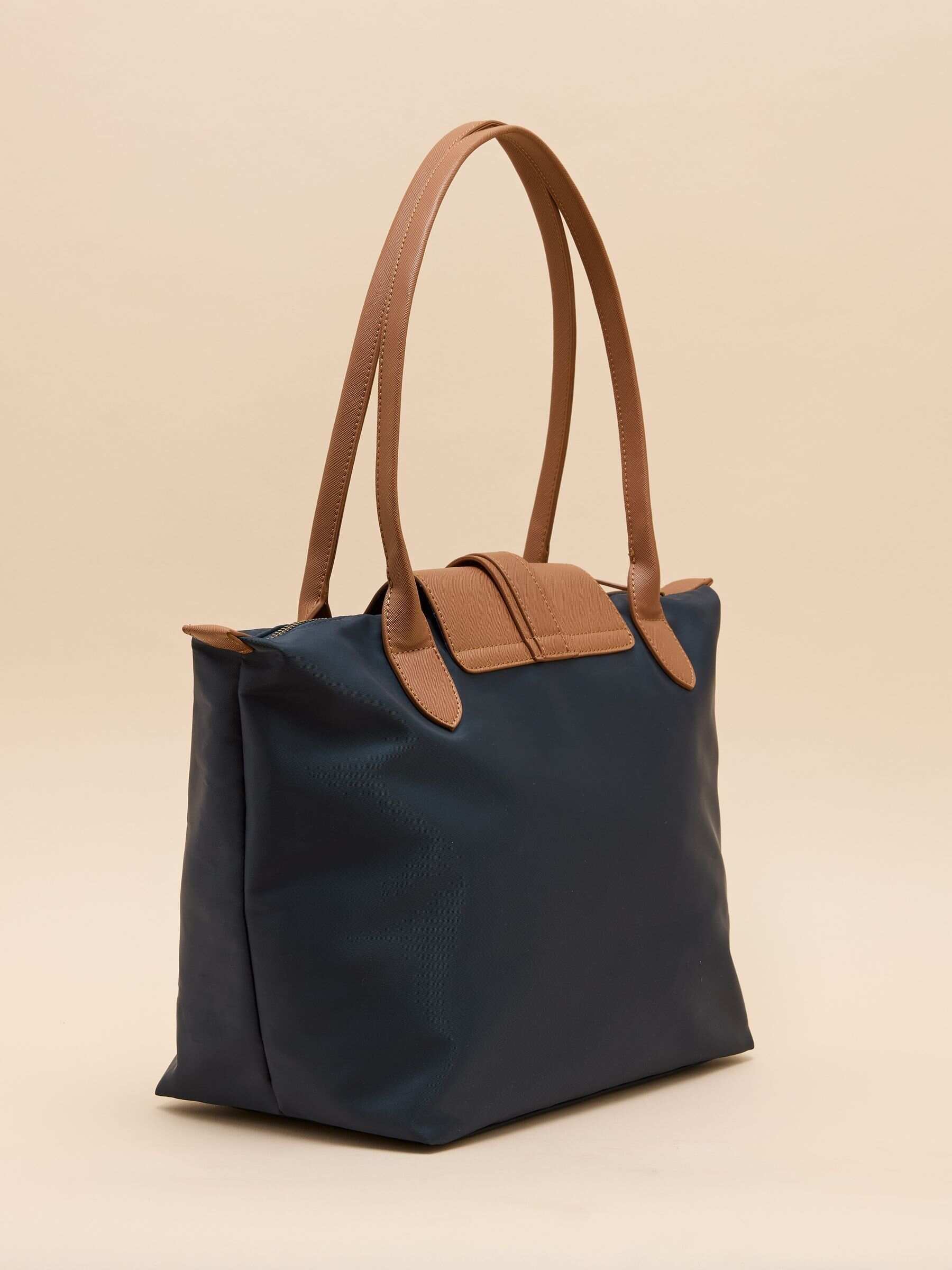 Edie Orange Shopper Bag