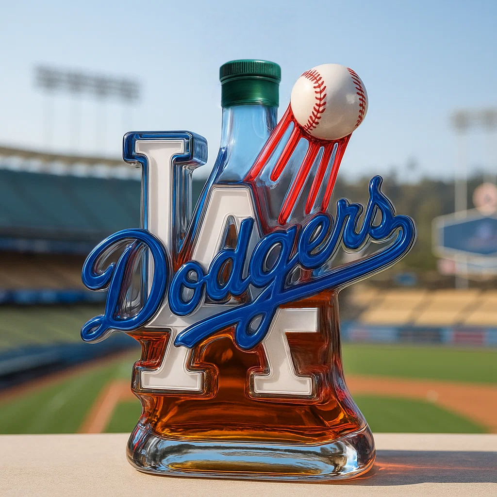 Los Angeles Dodgers Limited Edition Whiskey Bottle