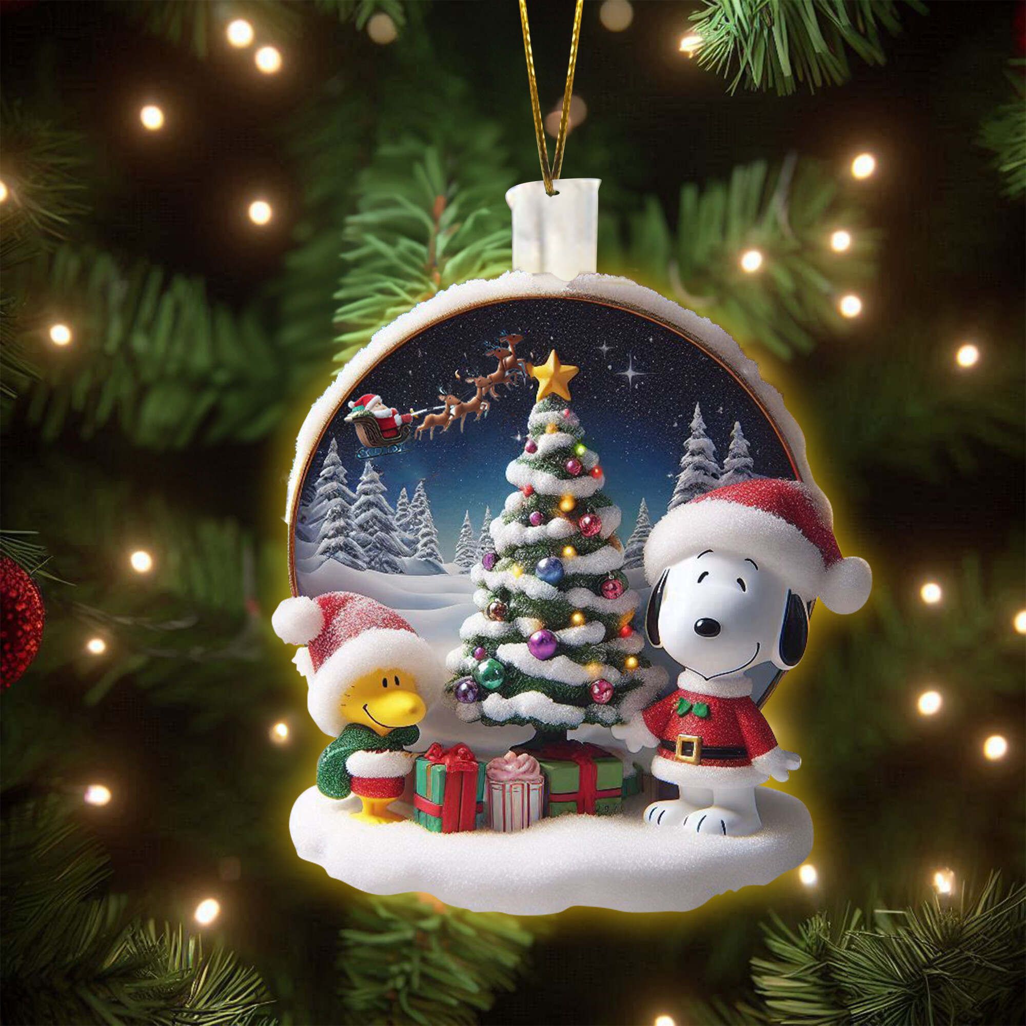 Charlie Brown & Snooopy Peanuts Christmas  Ornaments