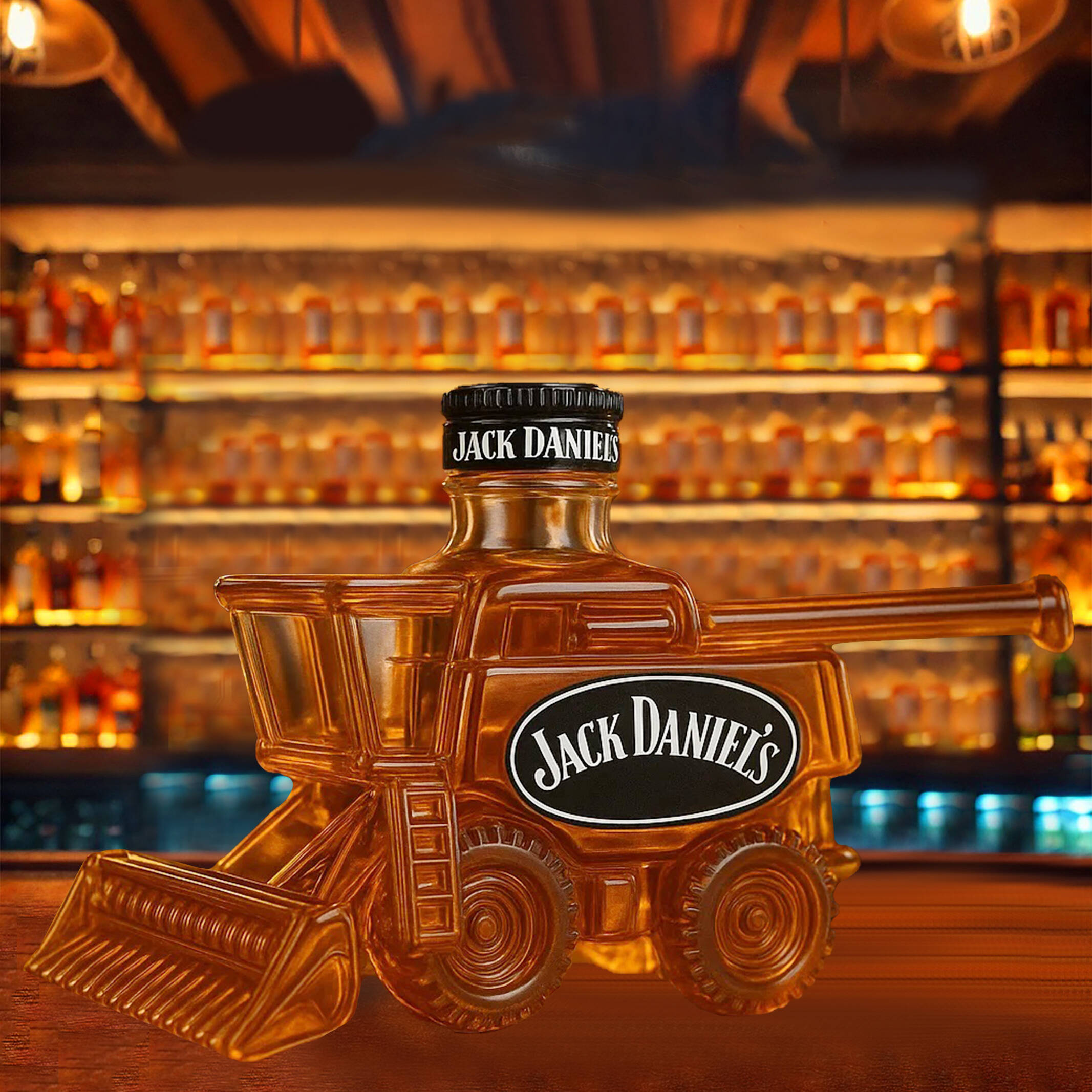 Harvester Whisky Bottle