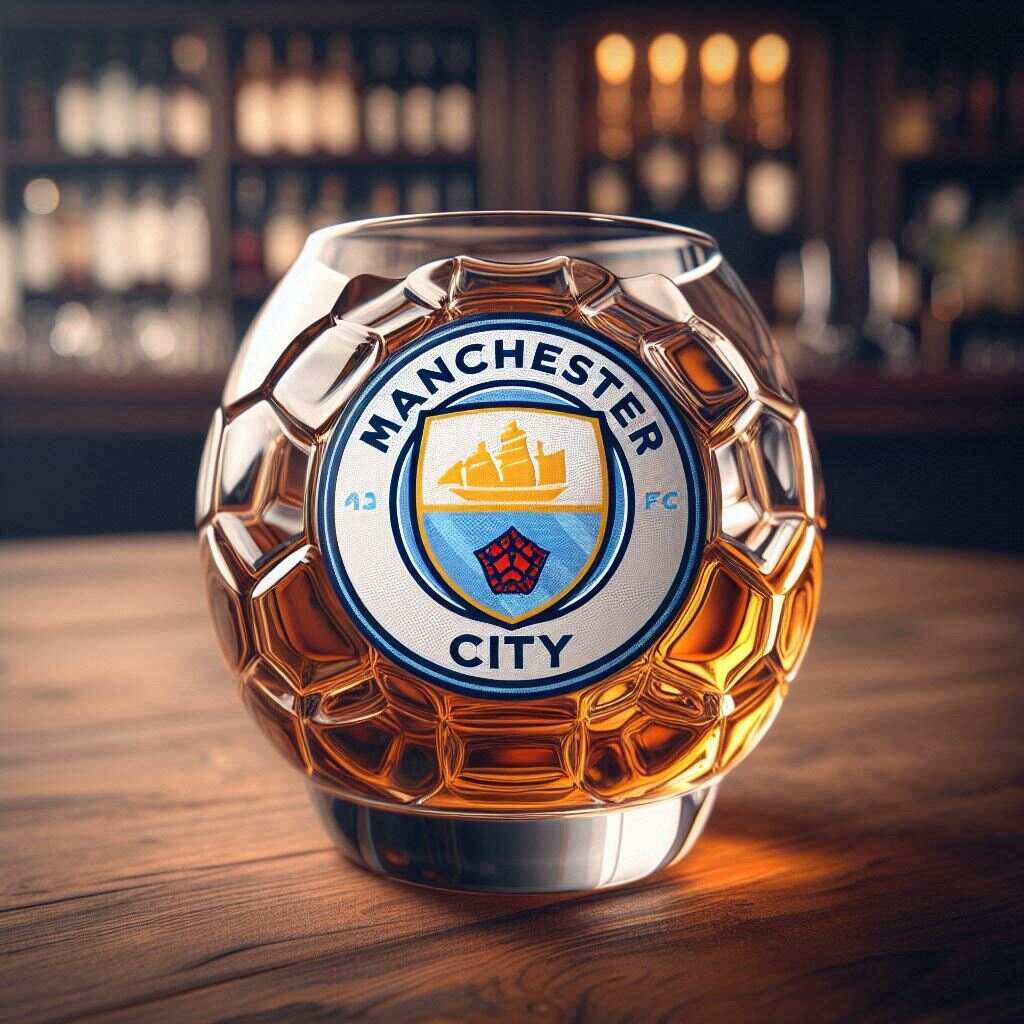 ⚽Premier League Football Glass