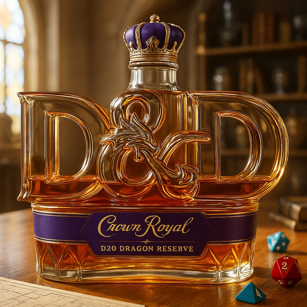 Dungeons & Dragons Whiskey Bottle