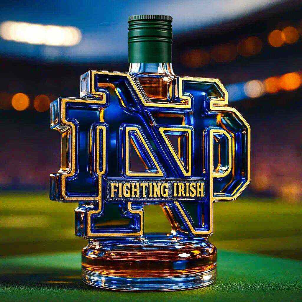 Fighting Irish Whiskey Bottle