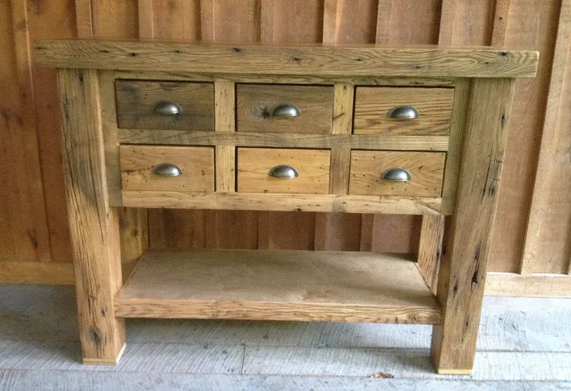 Reclaimed Chestnut Sideboard Table