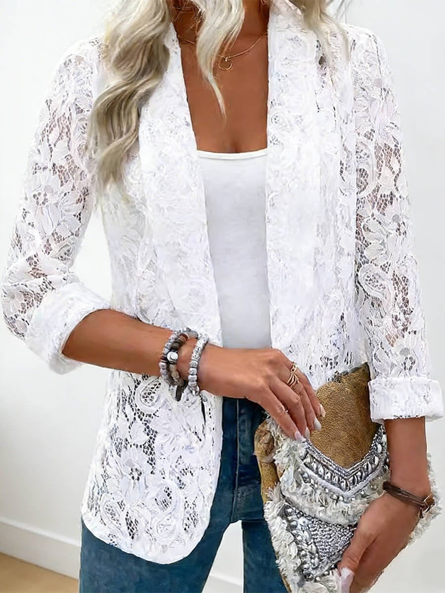 🔥Summer Arrivals🌟Women's Lace Shirt Jacket