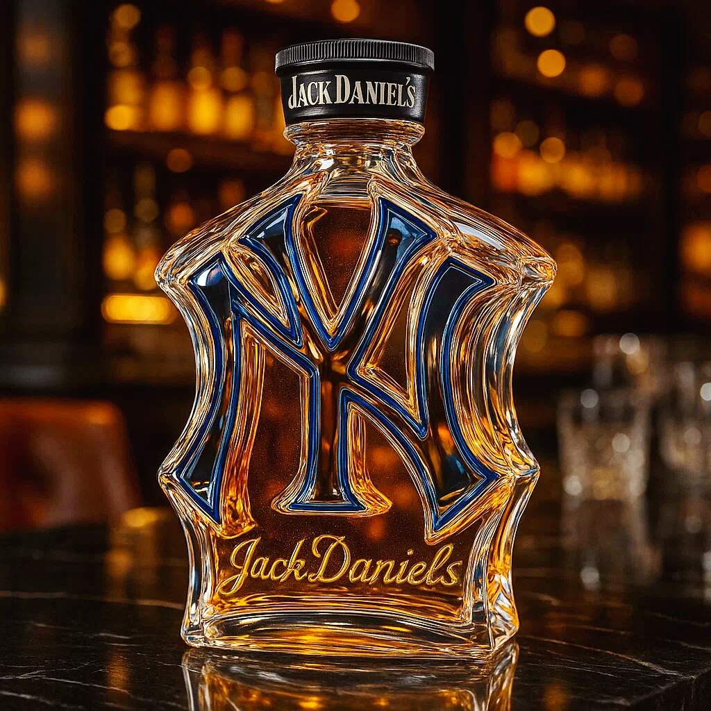 New York Yankees Whiskey Bottle