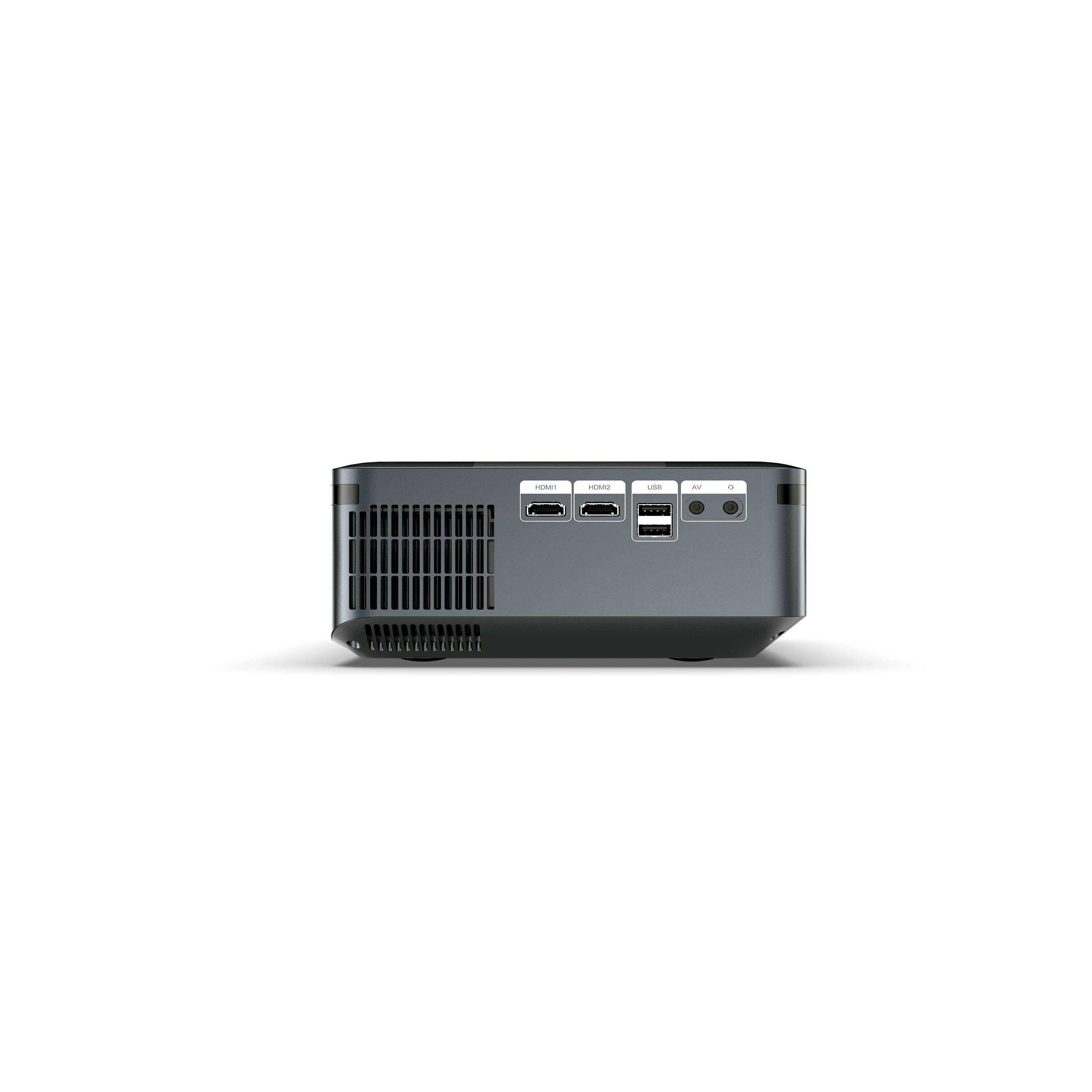 8K Projector With WiFi And BT, 12000L Native 1080p Projector, Movie Projector For Outdoor Use, 200