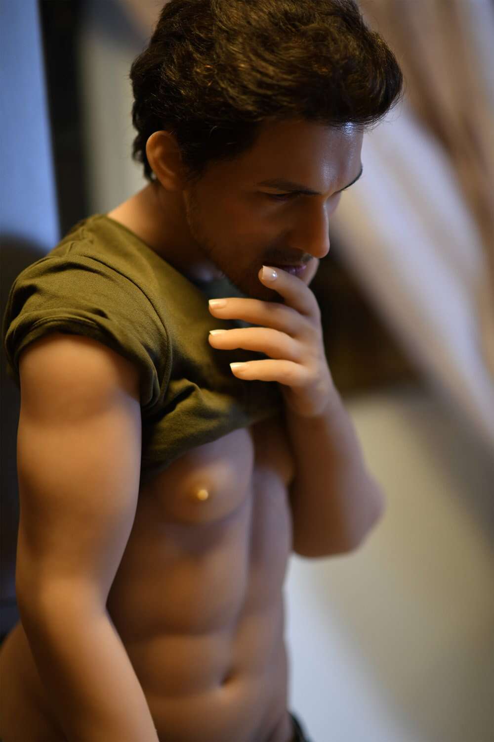 6YE Kaven 5ft58 / 170cm Silicone Head + TPE Body Realistic Male Sex Doll