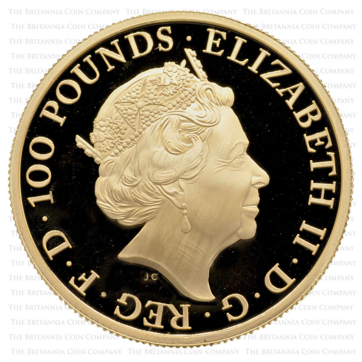 2018 Queen's Beasts Red Dragon Of Wales One Ounce Gold Proof Coin