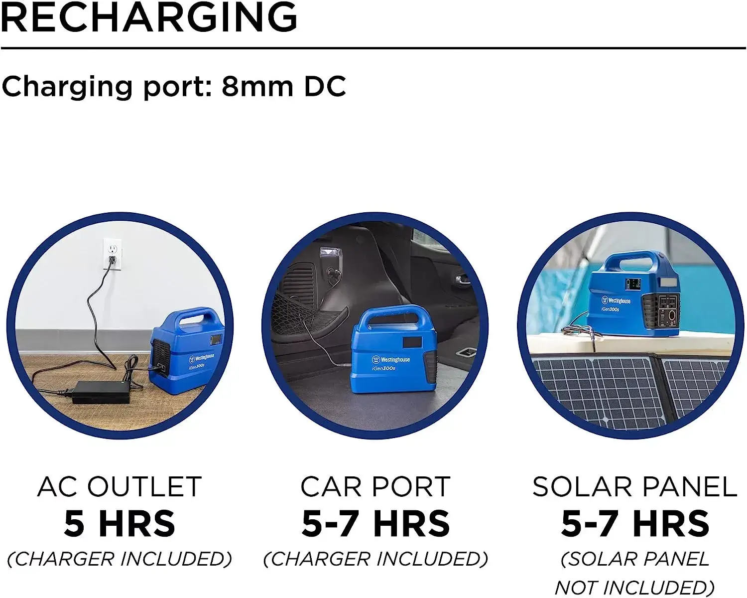 Westinghouse 155Wh 150 Peak Watt Portable Power Station and Solar Generator, Pure Sine Wave AC Outlet, Backup Lithium Battery for Camping, Home, Travel, Indoor/Outdoor Use (Solar Panel Not Included)