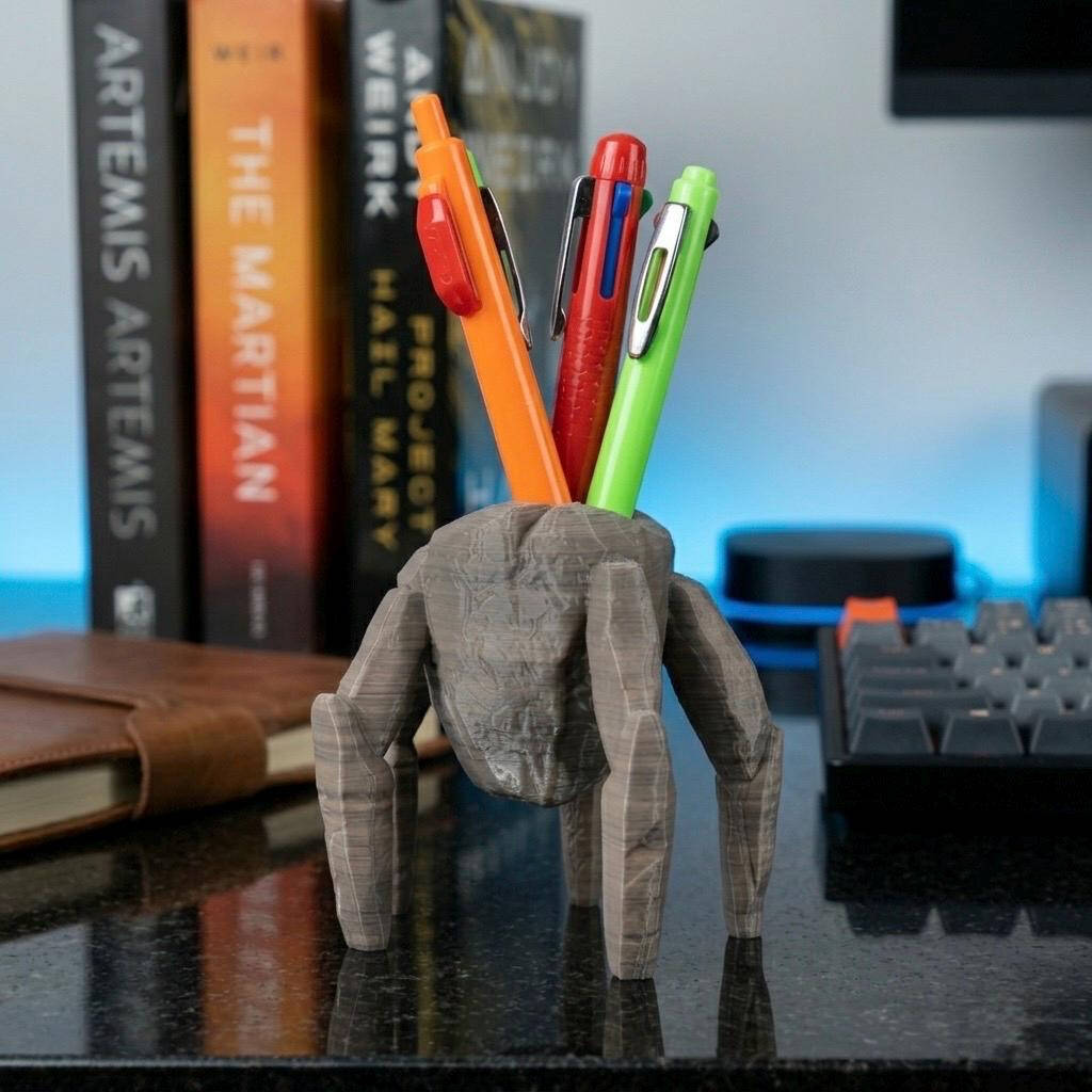 Alien Pen Holder Desk Organizer - Rocky Inspired Hail Mary Decor