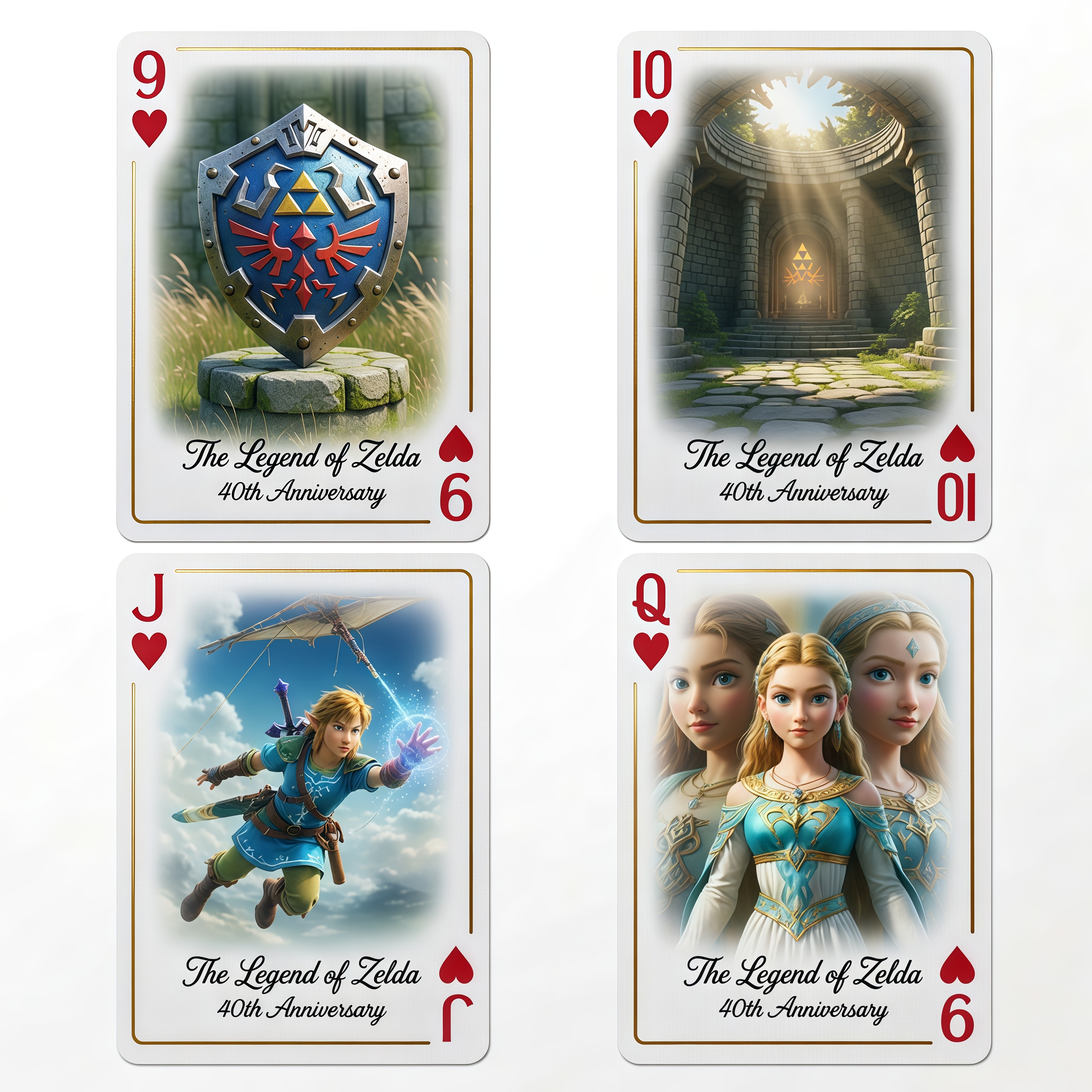🗡️ The Legend of Zelda 40th Anniversary Playing Cards