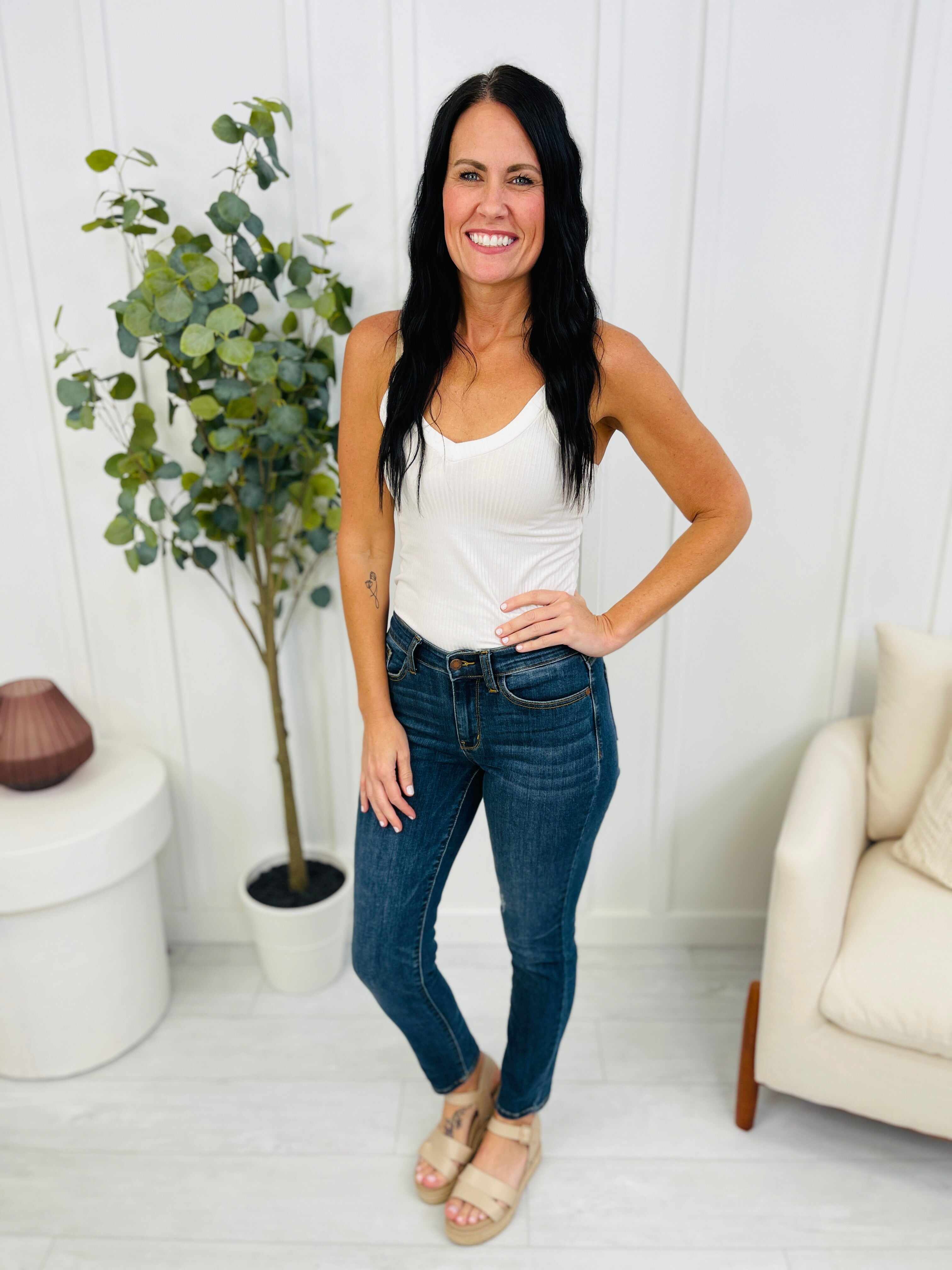 Mid Rise Plus/Reg Everyday Essential Relaxed Fit Jeans - Multiple Inseams!