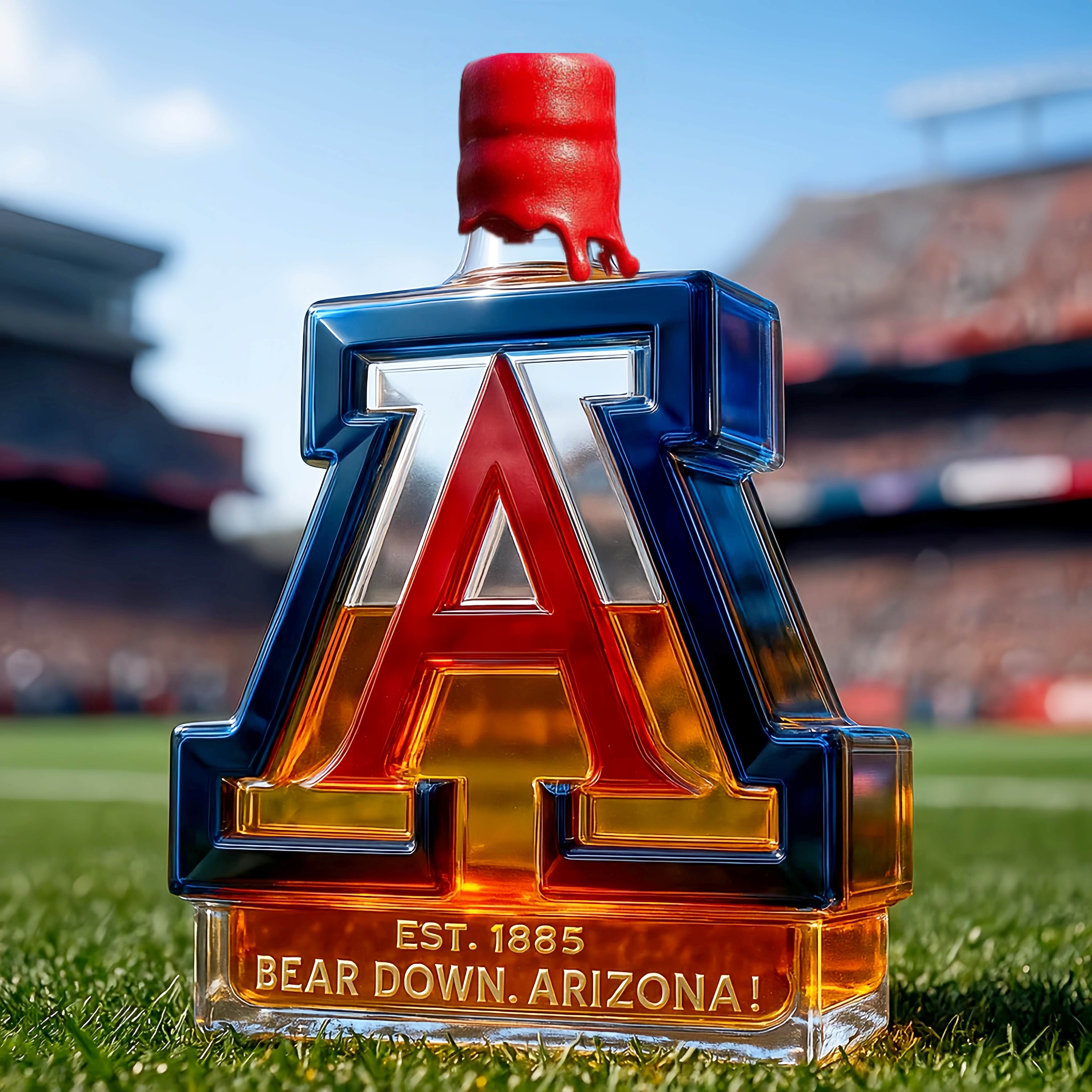 Arizona Wildcats Limited Edition Whisky Bottle