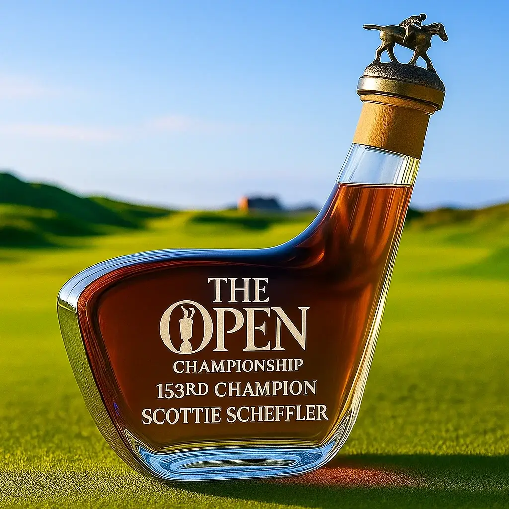153rd The Open Championship Champion Whisky Bottle