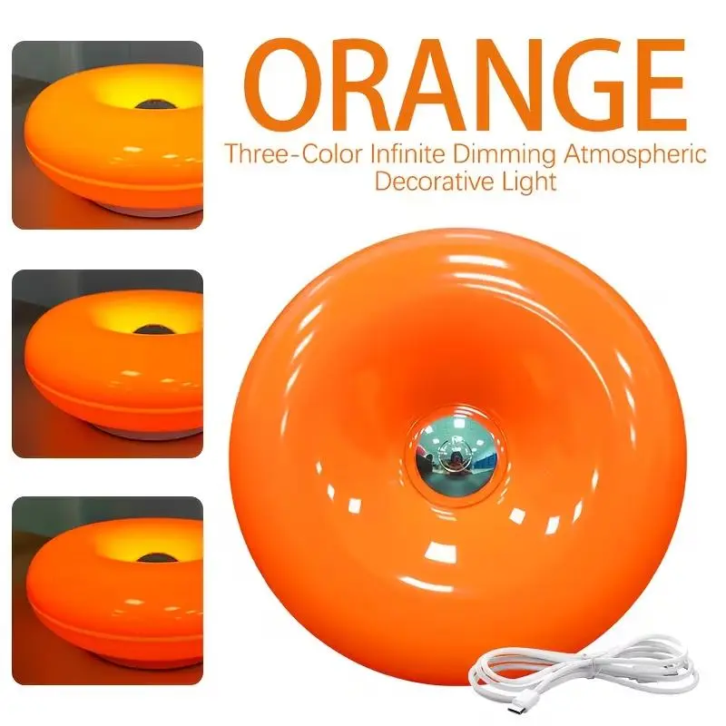 🔥Last Day 69% OFF✨ Acrylic-Orange Donut Mood Lamp