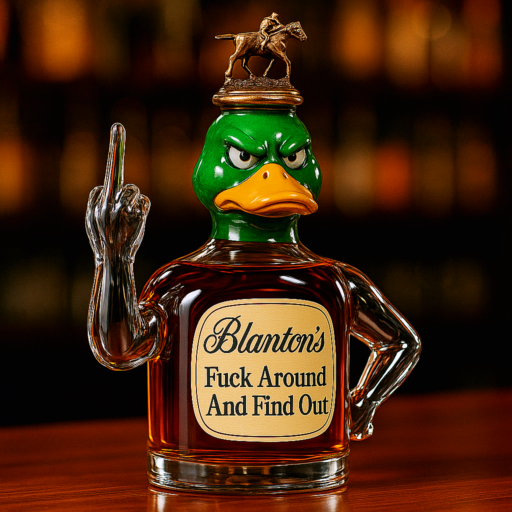 Commander Quack Whisky Bottle——The Last Word