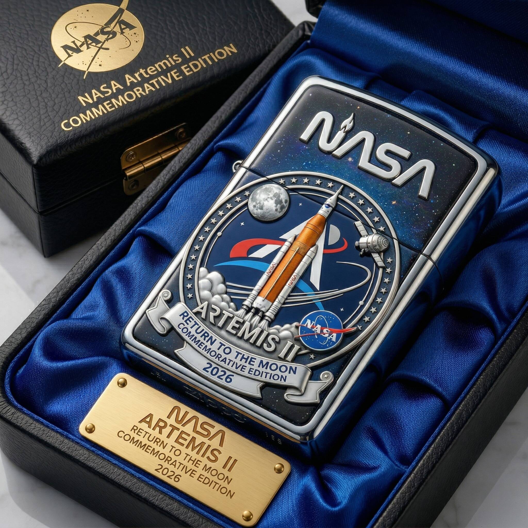 🌕 NASA Artemis II: Return to the Moon – Limited Edition Lighter 🔥