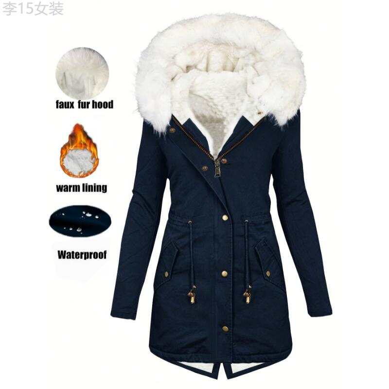 Cozy Fleece Hooded Coat