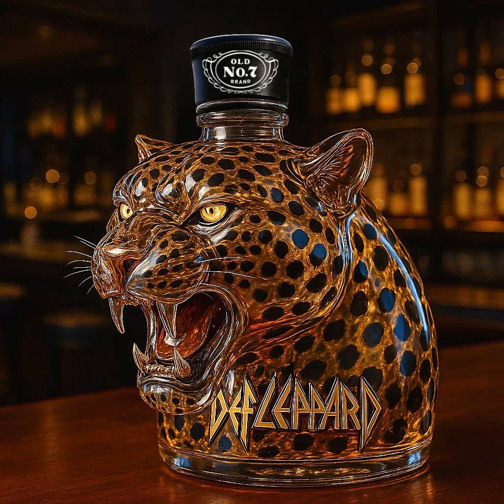 Def Leppard whiskey bottle