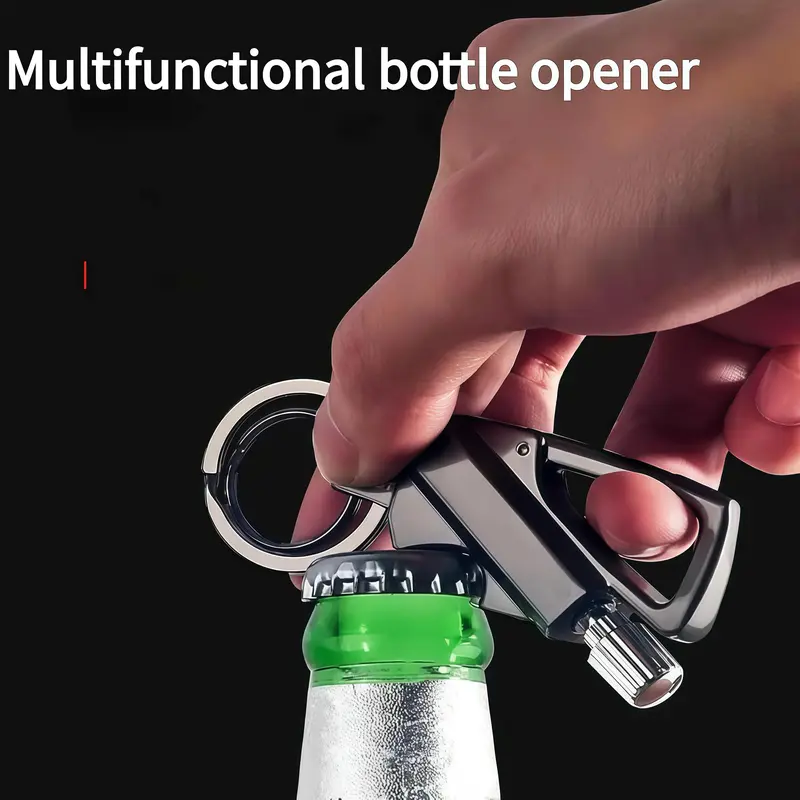 ✨LAST DAY 69% OFF - Permanent Match Infinity Lighter with Multitool Keychain Bottle Opener