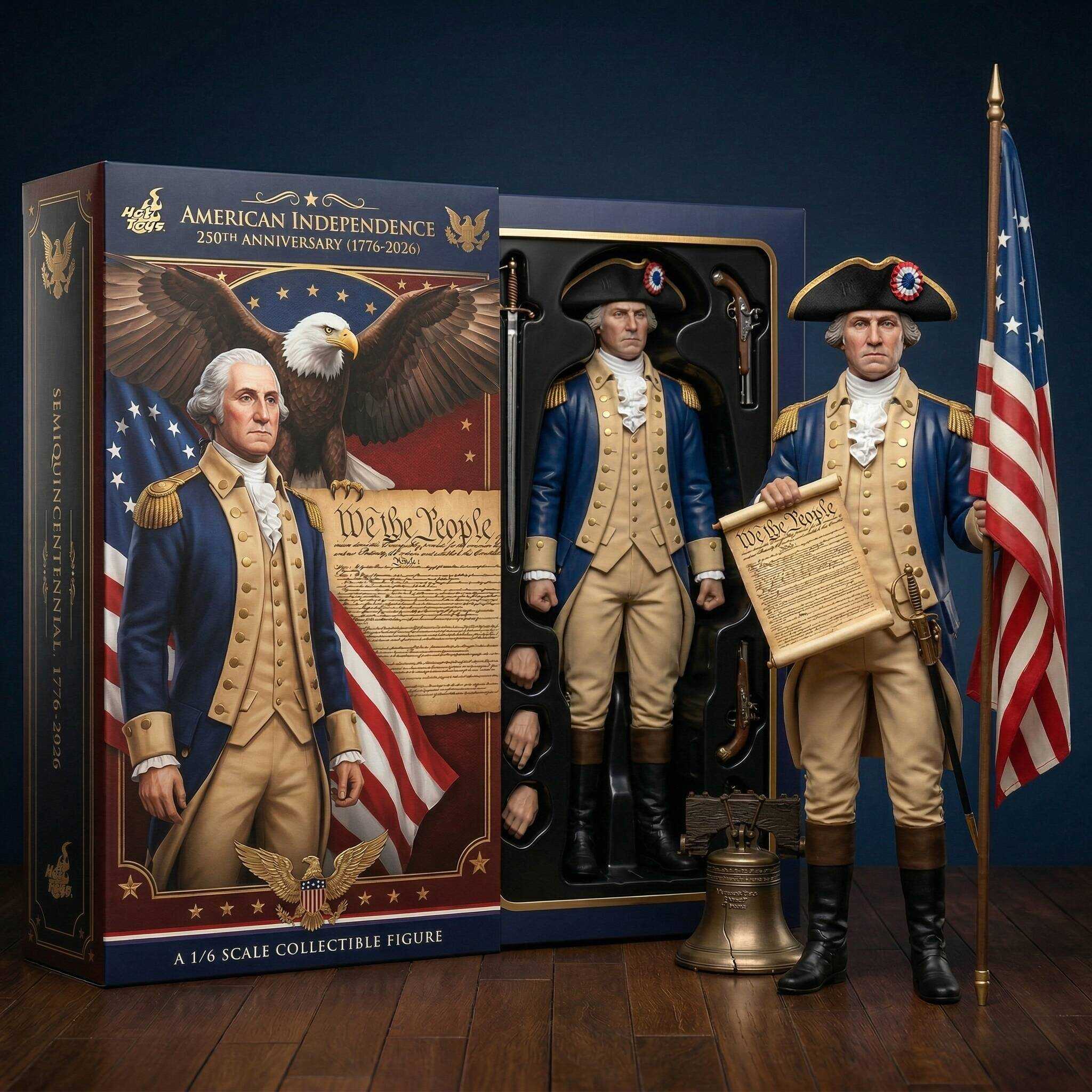 🗽American Independence 250th Anniversary Hot Toys Scale Collectible Figure