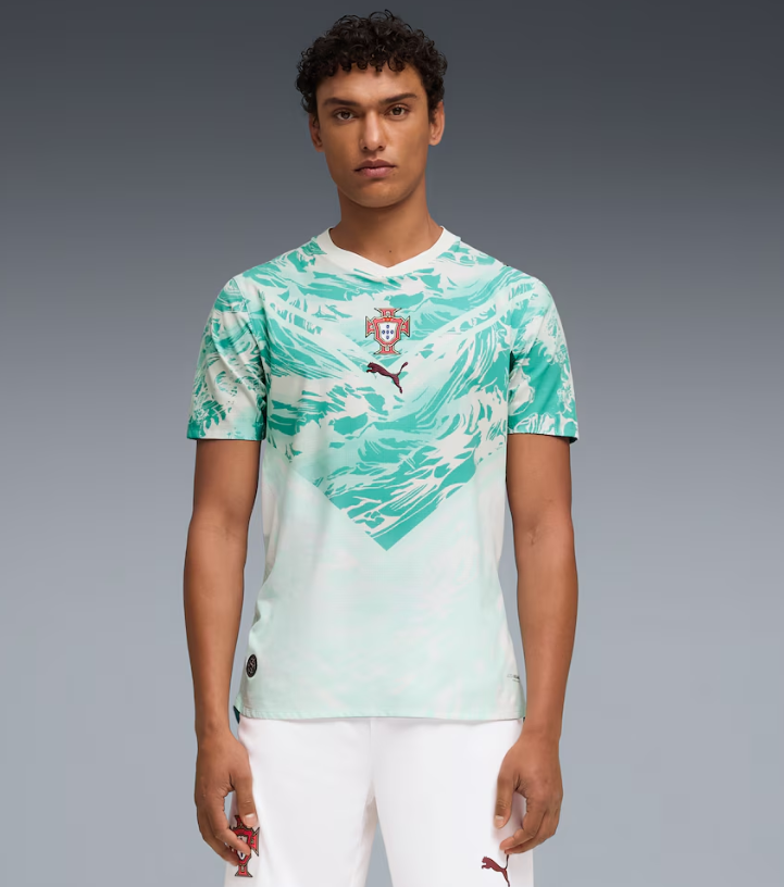 Portugal National Team Puma 2026 Away On-Field Authentic Jersey - White