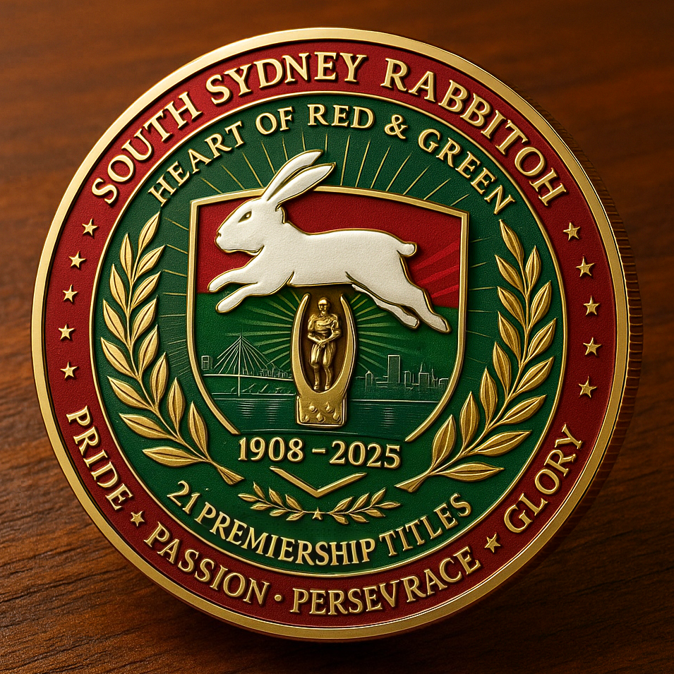 The Rabbitohs 117 Years Collectable Coin (1908–2025)