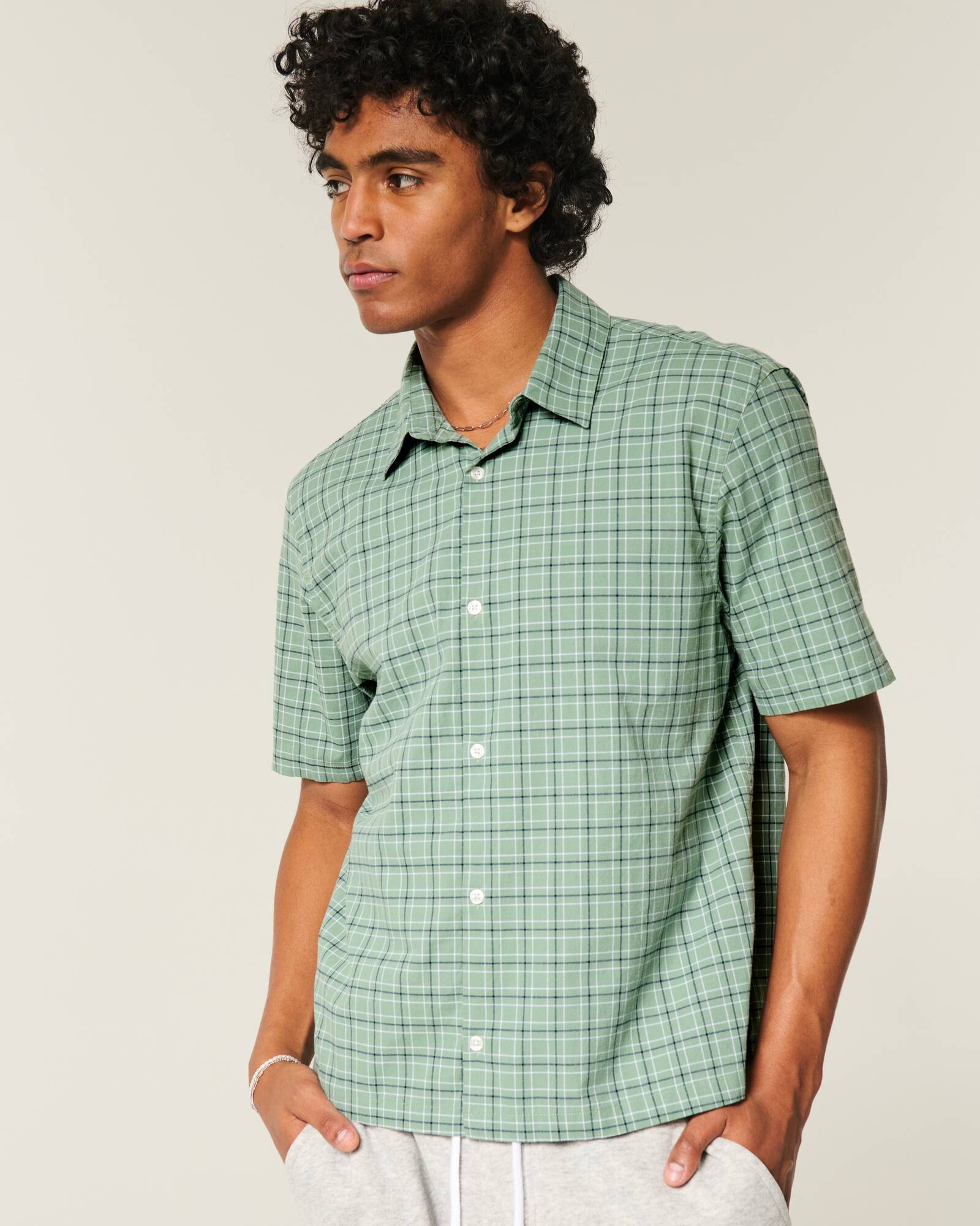 Boxy Short-Sleeve Cherry Graphic Shirt