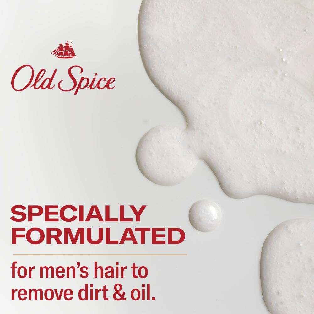 Old Spice Men's 2-in-1 Shampoo and Conditioner, MambaKing, Twin Pack, 43.8 Fl Oz