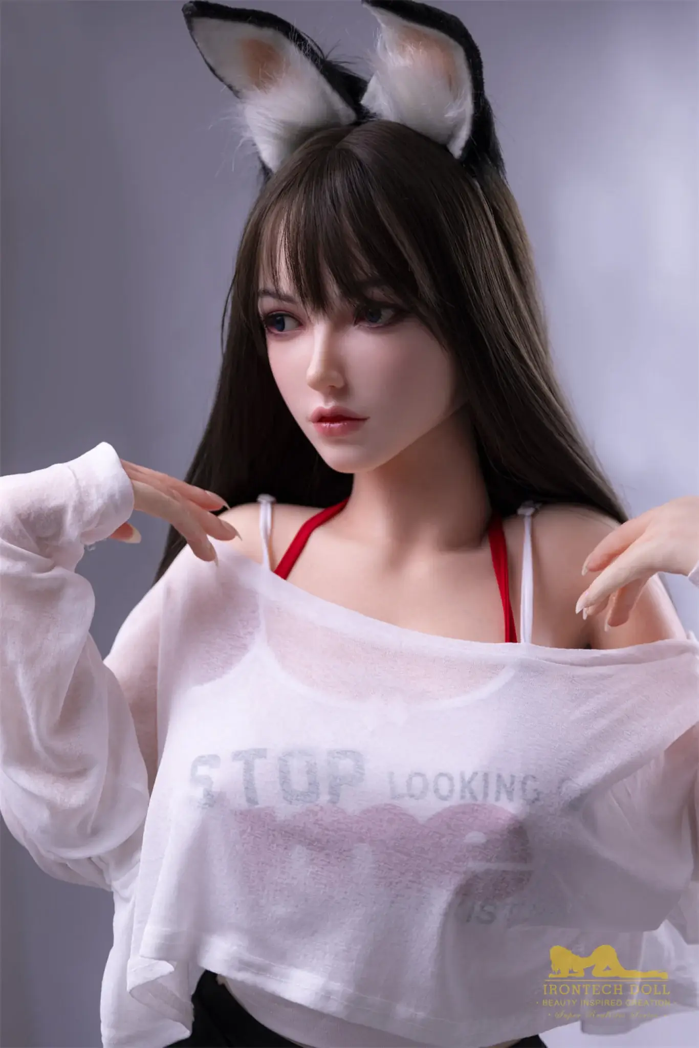 Joline Brunette Asian full Silicone IRONTECH Doll