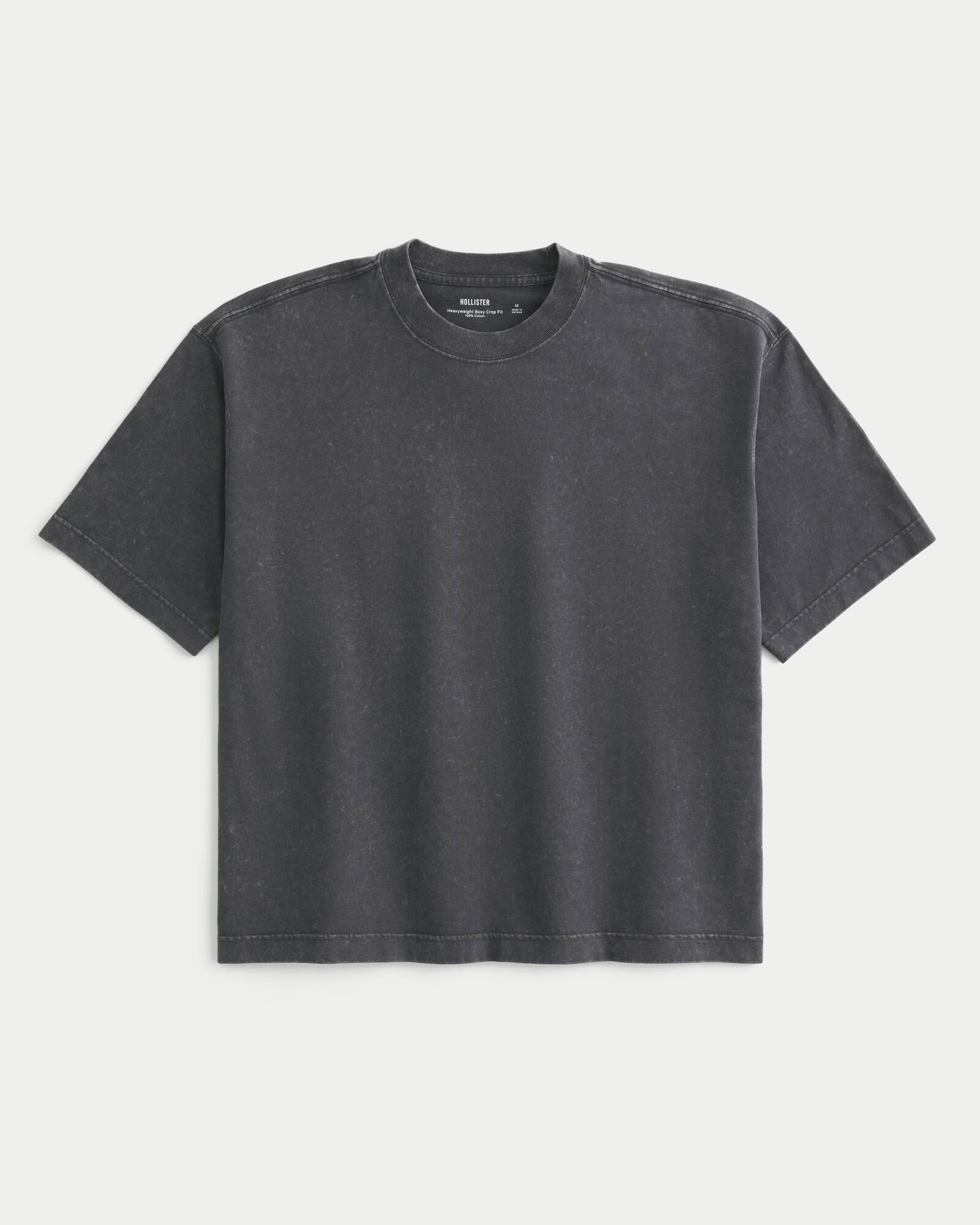 Boxy Heavyweight Crop Crew T-Shirt