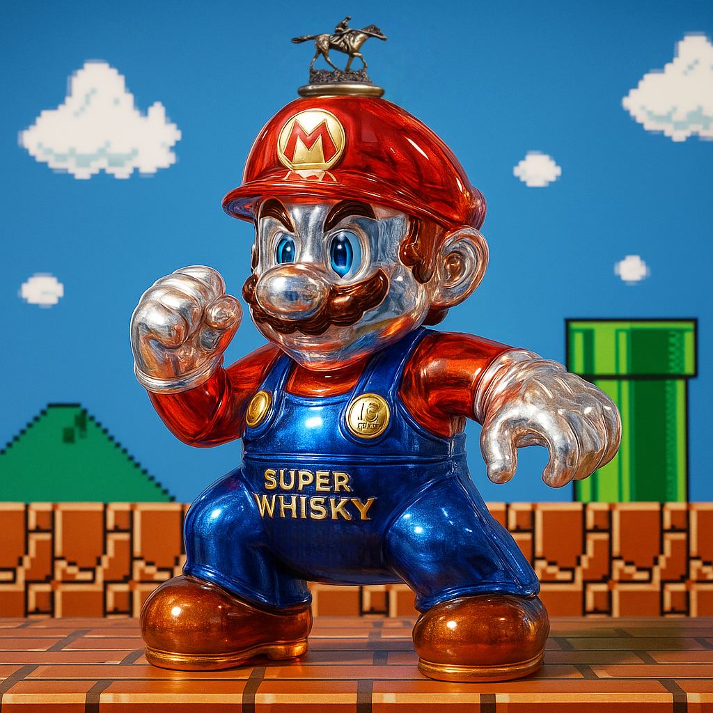 Super Plumber Limited Edition Whiskey Bottle