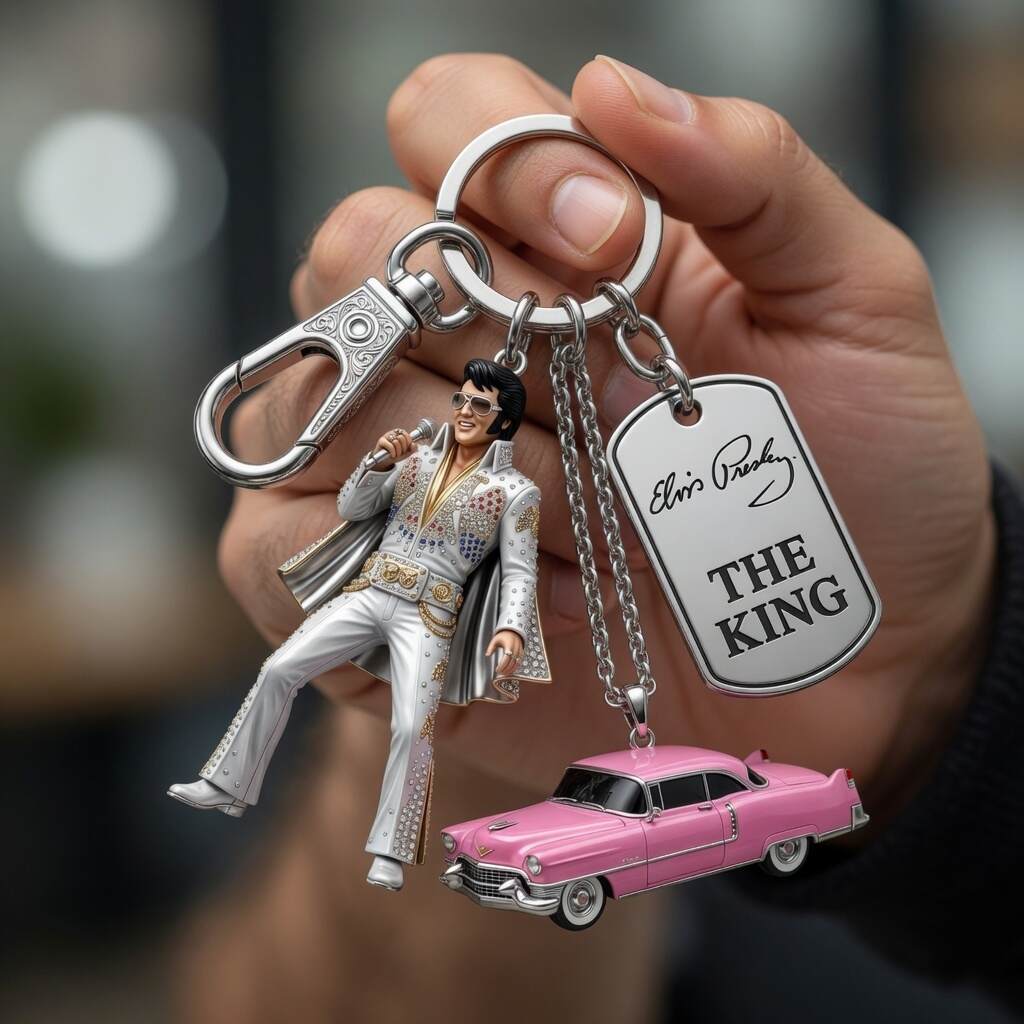 Elvis Presley “The King” Limited Edition Keychain