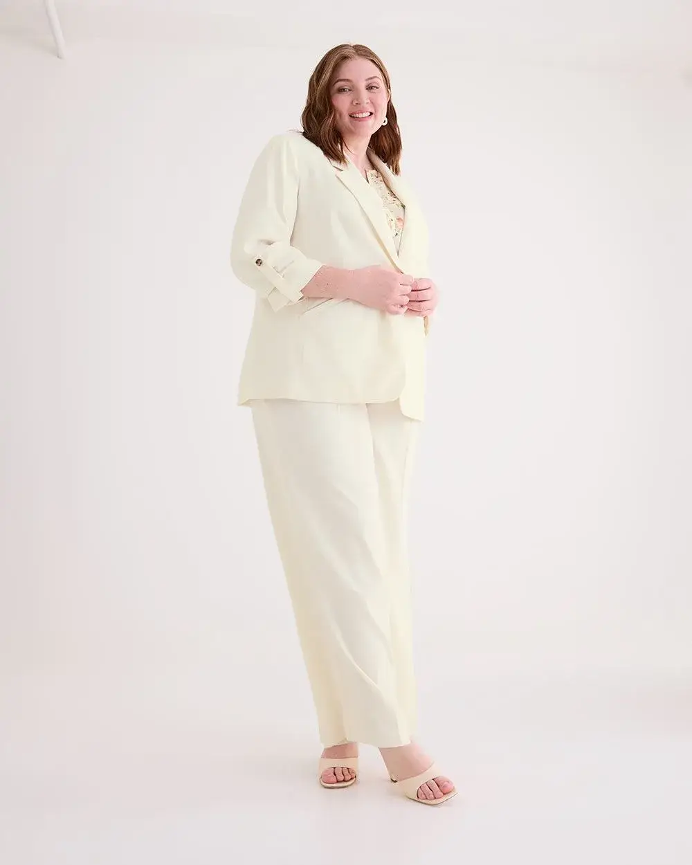 Fluid Single-Breasted Blazer