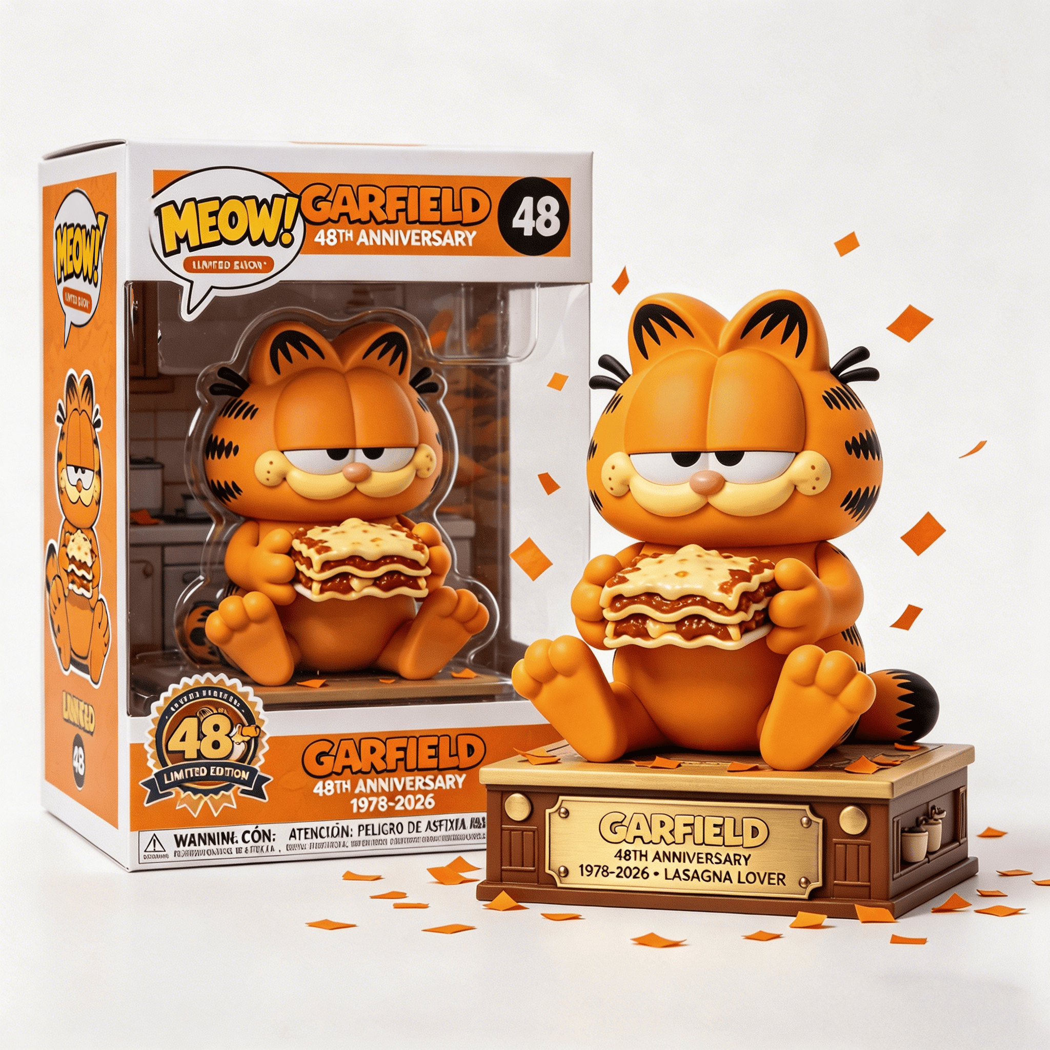 🐱LIMITED EDITION Garfield 48th Anniversary Lasagna Funko Pop! 🍝
