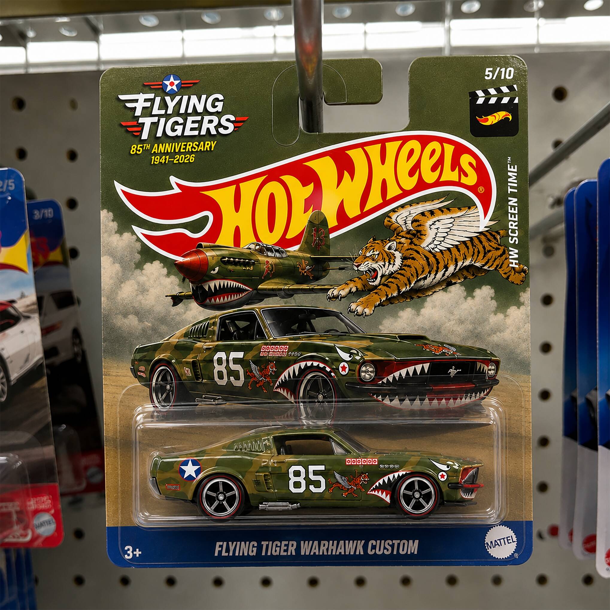 Hot Wheels Flying Tigers Warhawk Custom – 85th Anniversary Edition
