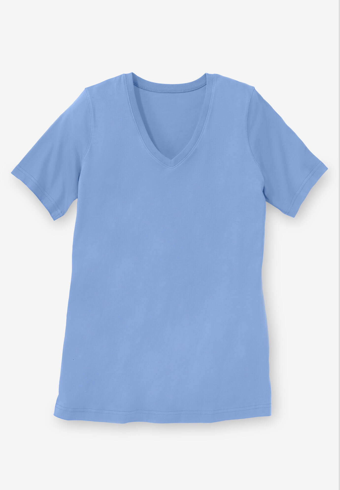 Perfect Short-Sleeve V-Neck Tee