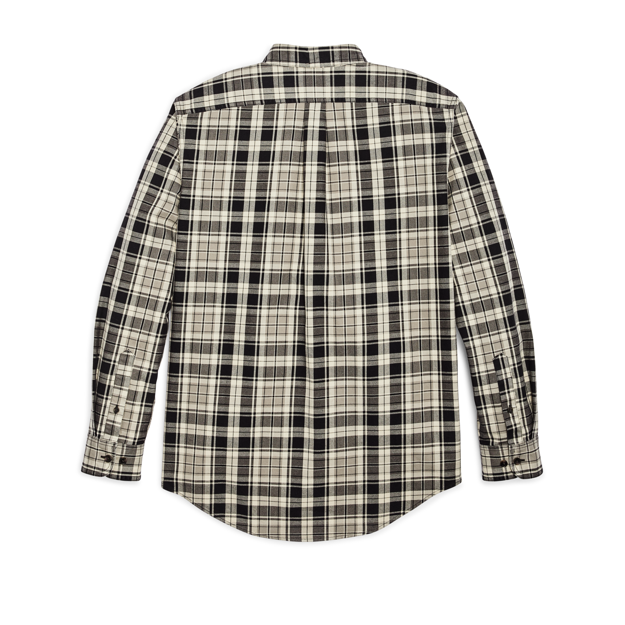 Lightweight Alaskan Guide Shirt - Cream / Black / Gray Plaid