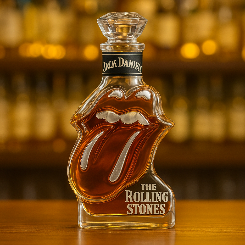 🔥 Rolling Stones Whiskey Bottle (Limited Edition)