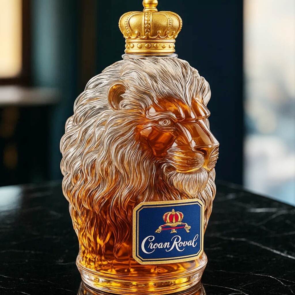Lion whiskey bottle