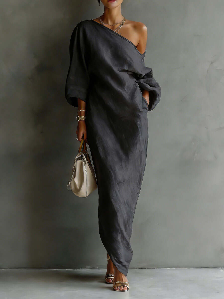 🔥Summer Arrivals🌟Women's Casual Off-the-shoulder Dress